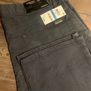 Alfani Stretch Straight Leg Gray Denim Jeans 36 x 30 NWT